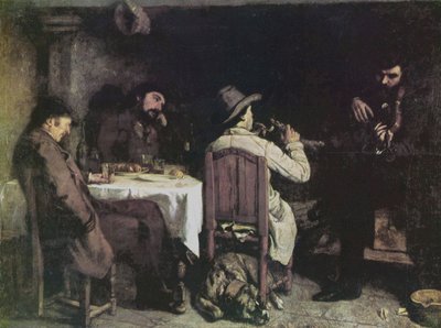 Ein Nachmittag in Ornans von Gustave Courbet